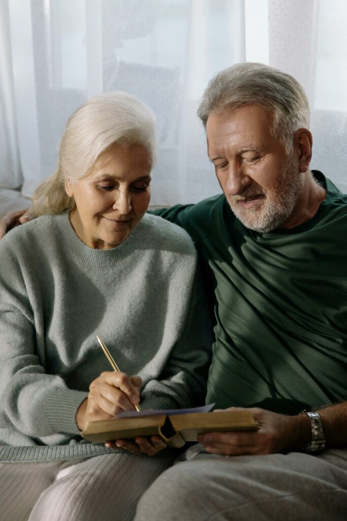 retired couple